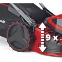 Einhell Professional cordless lawn mower GP-CM 36/52 S Li BL, 36Volt (2x18Volt) (red/black, 4x Li-io