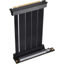 Thermaltake PCI-E 4.0 Dual 90 Riser Cable (black, 13cm)