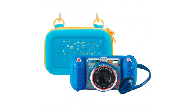 VTech KidiZoom Duo Pro Summer Bundle, Digital Camera (Blue, incl. Carrying Case)