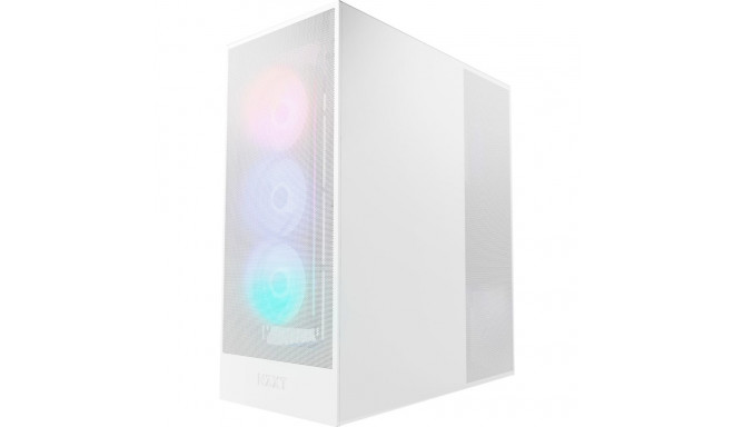 NZXT H7 Flow RGB ( 2024 ), tower case (white, tempered glass)