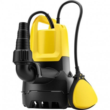 Entwässerungspumpe SP 9.500 Dirt, Tauch- / Druckpumpe (gelb/schwarz, 280 Watt, für Schmutzwasser)
