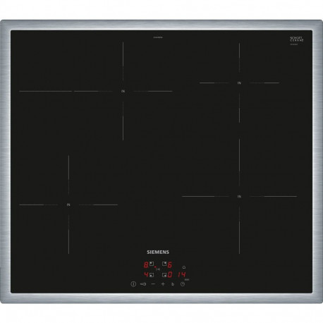Autarkne pliidiplaat EH645BFB6E iQ300 60cm, must/roostevaba teras