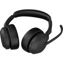 Jabra Evolve2 55, with charging station, headset (black, stereo, Microsoft Teams, USB-C, Link380c)