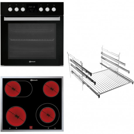 Herdset HEKO H500 (schwarz/silber)