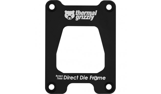 Thermal Grizzly AMD Ryzen 7000 V2 Direct Die Frame, Mounting/Assembly (black, for AMD AM5)