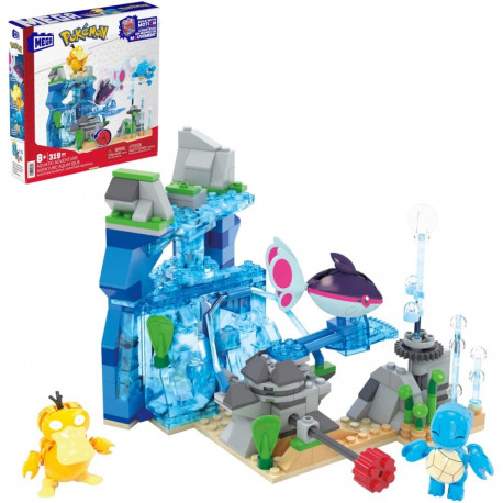 MEGA Pokémon Wasserabenteuer (mit 3 Actionfiguren, 319 Teile)