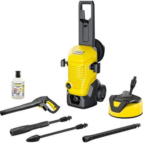 Kärcher high-pressure cleaner K 4 WCM Premium Home (yellow/black, with dirt blaster, hose reel and s
