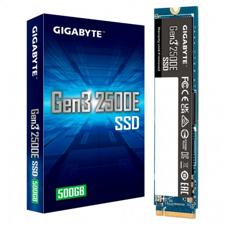 GIGABYTE Gen3 2500E SSD 500GB (PCIe 3.0 x4, NVMe 1.3, M.2 2280)