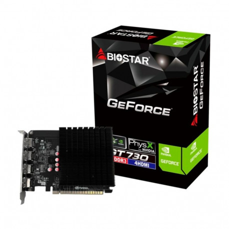Biostar GeForce GT 730, graphics card (4x HDMI)