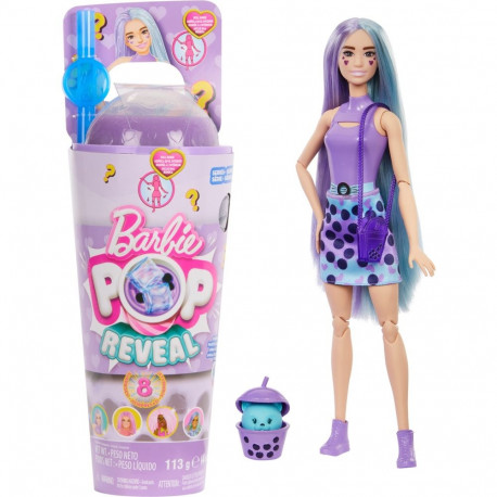 Mattel Barbie Pop! Reveal Bubble Tea Series - Taro Milk, toy figure