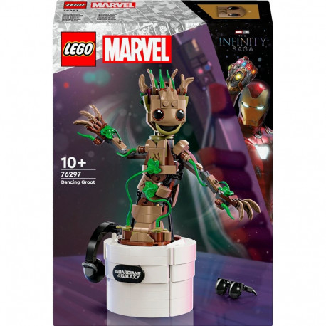 LEGO 76297 Marvel Super Heroes Dancing Groot, construction toy