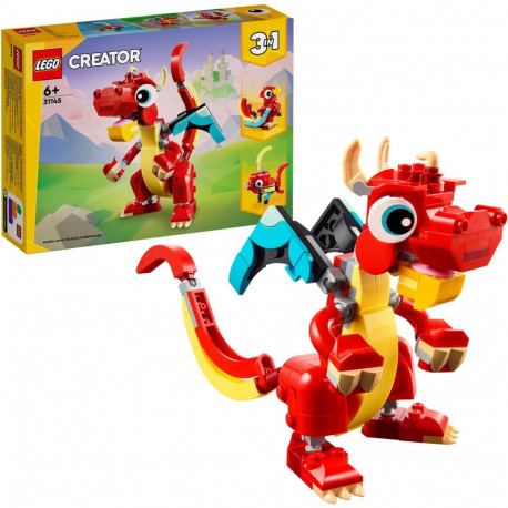LEGO 31145 Creator 3-in-1 Red Dragon, construction toy