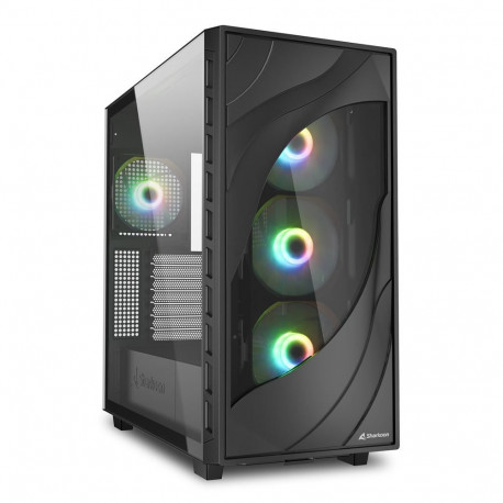 Sharkoon Rebel C80G RGB, tower case (black, tempered glass)