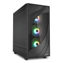 Sharkoon Rebel C80M RGB, tower case (black)