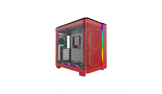 Montech KING PRO 95 , Tower case (red, Tempered Glass x 2)