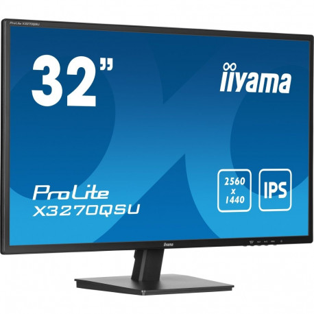 ProLite X3270QSU-B1 (80 cm (31.5 Zoll), schwarz (matt), WQHD, IPS, HDMI, DP, 100Hz Panel)
