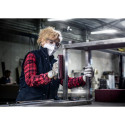Bosch Expert fleece roll N880 Medium A, 115mmx10m, sanding sheet (red, 10 meter roll, for hand sandi