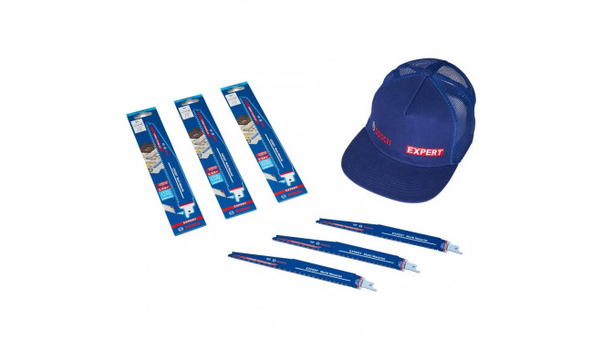 Bosch Expert sabre saw blade 'Multi Material' S 1156 XHM + free EXPERT cap (3 pieces, length 225mm)