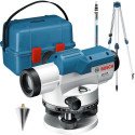 Bosch optical level GOL 32 G Professional, with construction tripod (blue, case, unit of measurement