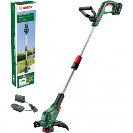 Bosch cordless lawn trimmer UniversalGrassCut 18V-26-500, 18Volt (green/black, Li-ion battery 2.0Ah,