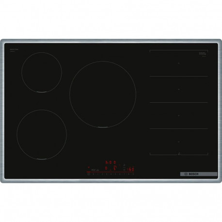 Bosch PXV845HC1E Series 6, independent hob (black/stainless steel, 80 cm)