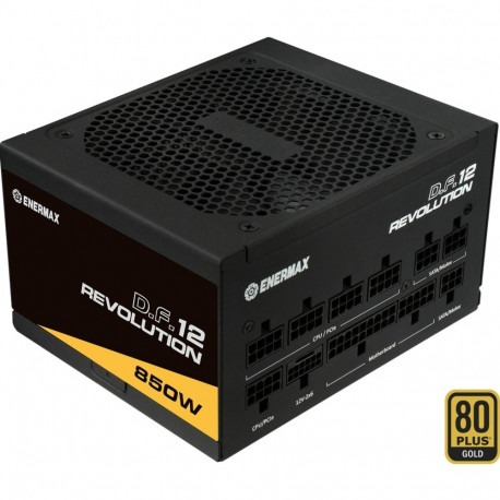 Enermax Revolution DF12 850W, PC power supply (black, 1x 12-pin GPU connector, 3x PCIe, cable manage