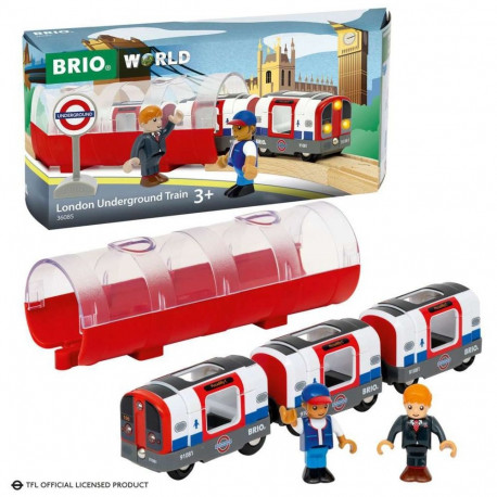 BRIO World London Underground with light and sound, toy vehicle