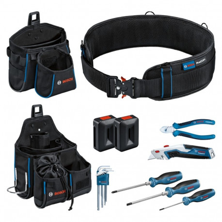 Töörihm ja 14-osaline tööriistakomplekt Professional ProClick System, must