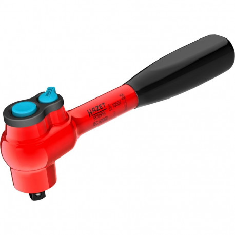 Feinzahn-Umschaltknarre 8816HPKV (rot, Betätigungswinkel 4°, Kugelsicherung)