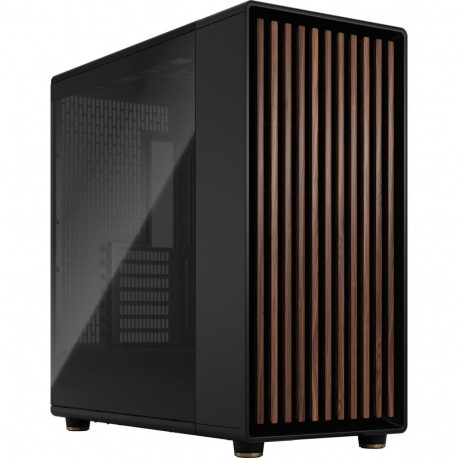 North XL Charcoal Black TG Dark (schwarz/holz, Tempered Glass-Version)