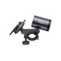 Baseus PrimeTrip 2-in-1 bike mount, phone holder + flashlight (black)
