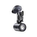 Baseus PrimeTrip 2-in-1 bike mount, phone holder + flashlight (black)