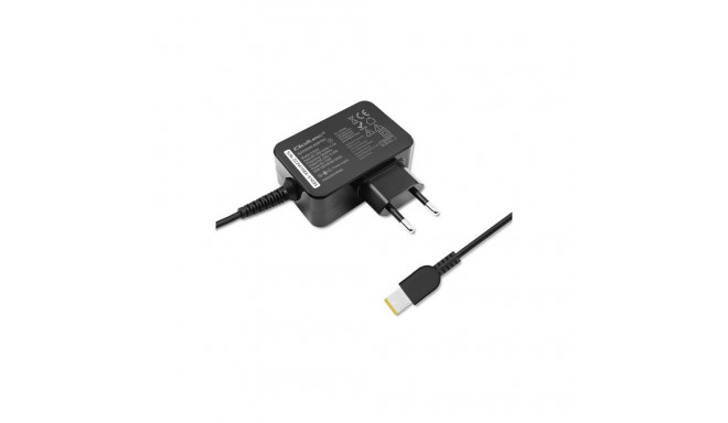 Power Adapter - Qoltec 51035 45W AC-to-DC for IBM/Lenovo Black