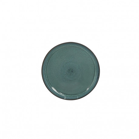 PLATE GLAZE INS AND OUT DARK GREN 27CM