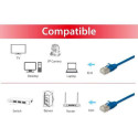 Equip Cat.6A F/FTP Slim Patch Cable, 2m, Blue