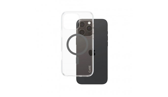CARE by PanzerGlass Flagship ümbris läbipaistev must MagSafe iP 16 P