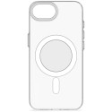Decoded taaskasutatud plastist läbipaistev valge iPhone 16e tagakate