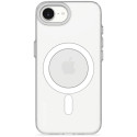 Decoded taaskasutatud plastist läbipaistev valge iPhone 16e tagakate