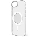Decoded taaskasutatud plastist läbipaistev valge iPhone 16e tagakate