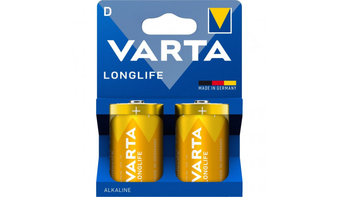 1x2 Varta Longlife Mono D LR 20