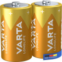 1x2 Varta Longlife Mono D LR 20