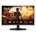 AOC G4 C24G42E arvutimonitor 59.9 cm (23.6") 1920 x 1080 pikslit Full HD LED must, punane