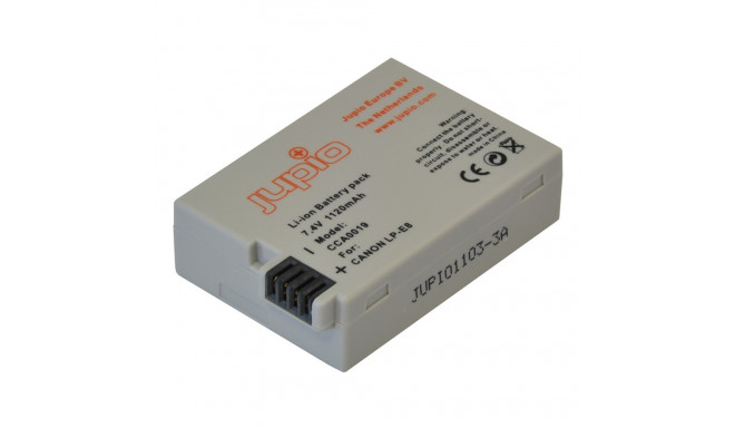 Jupio LP-E8 1120 mAh akumulators paredzēts Canon