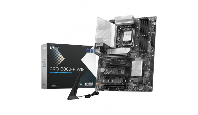 MSI PRO B860-P WIFI - Socket 1851 - motherboard (black/silver)