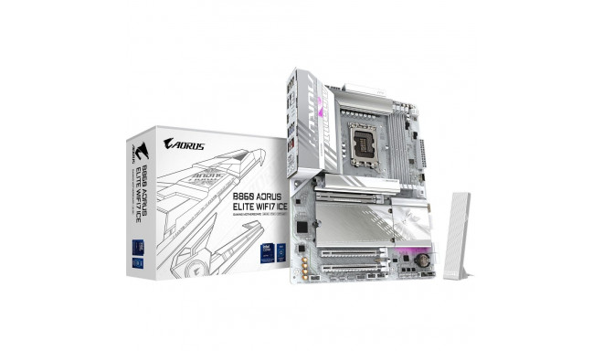 GIGABYTE B860 AORUS ELITE WIFI7 ICE - Socket 1851 - motherboard (white)