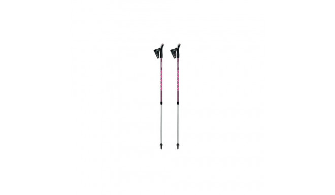 Gabel RITMO Entry level walking poles, Fuchsia, 77-130CM