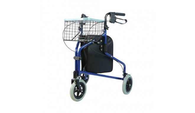 Tricycle Walker - Practical Adjustable with Basket Grey