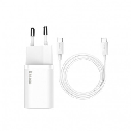 Charger - BASEUS TZCCSUP-L02 25W Fast Charging USB-C Cable 100-240V