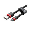 USB Cable - Baseus Cafule 1.5a 2m, Red/black