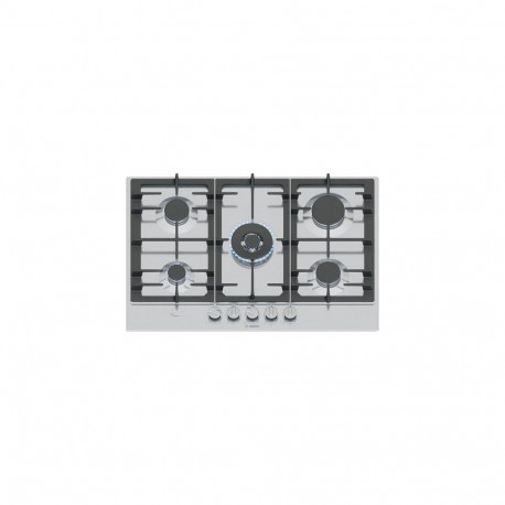 Bosch Serie 6 PCQ7A5I90 hob Stainless steel Built-in 75 cm Gas 5 zone(s)